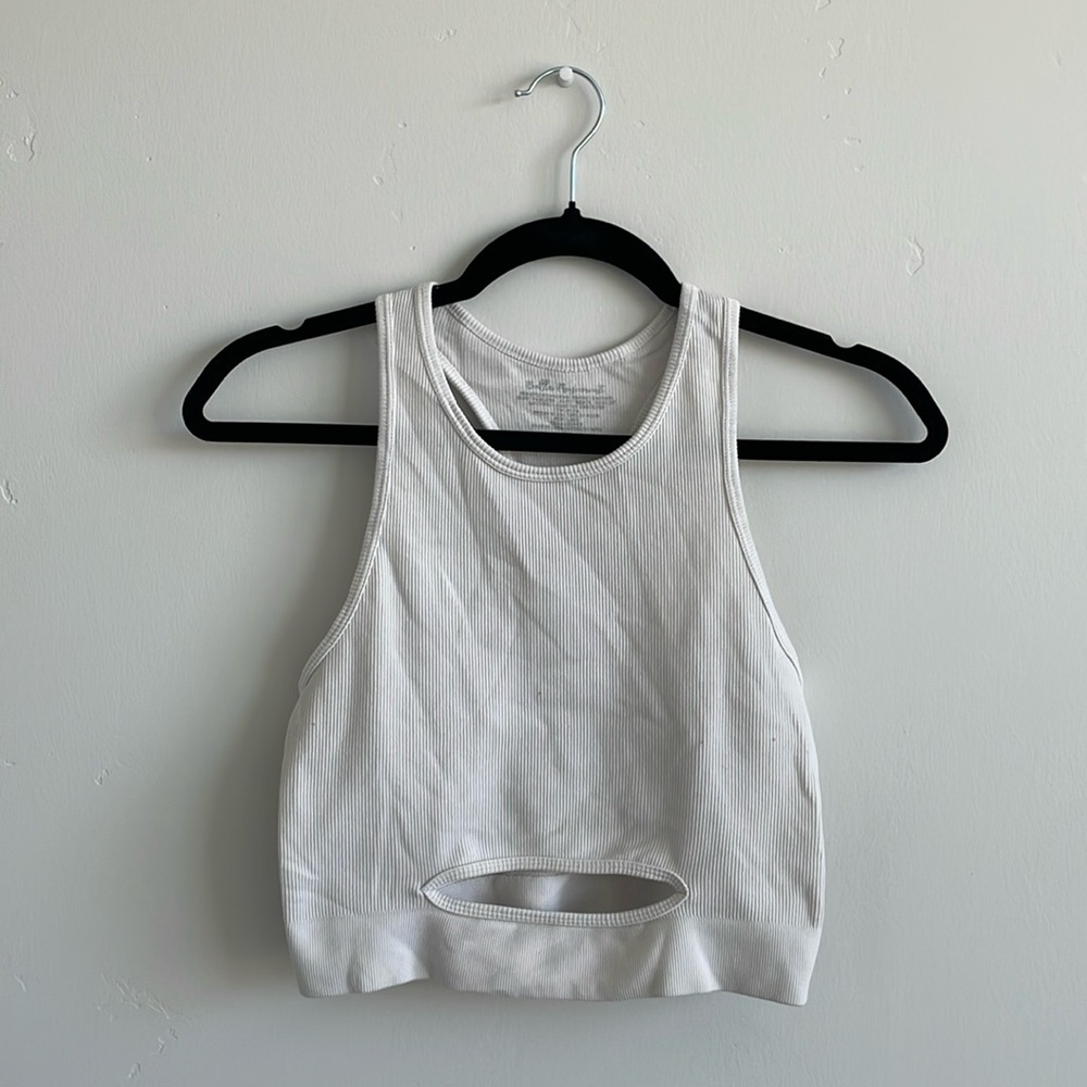 Cut Out Crop Top